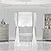 Dream On Me Sophia Posh Circular Crib, Silver Pearl