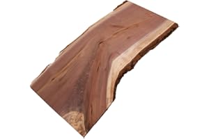 Barrington Hardwoods Live Edge Walnut Slab (1'' Thick x 10''-17'' Wide x 24'' Long). Perfect for Cutting Boards, Cheese Boards, Charcuterie Boards, and Many DIY Projects