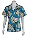 Made in Hawaii ! Women's Plumeria Season Hawaiian Aloha Camp Shirt