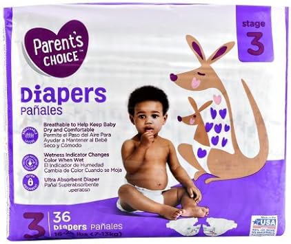 parents choice size 2 diapers 160