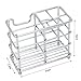 VOCOO Toothbrush Holder Stainless Steel Toothbrush and Toothpaste Holder /Bathroom Toothbrush Storage(Silver)