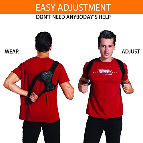 Posture Corrector for Women and Men - Upper Back Brace Straightener Posture Correction for Clavicle Support and Comfortable Posture Trainer - Providng Neck, Back and Shoulder Pain Relief