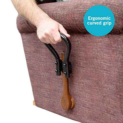 Stander Recliner Lever Extender - Ergonomic Curve Grip + Oversized Handle & Secure Fit for Easy Chair Recliner Handles
