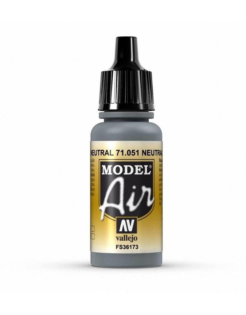 Vallejo Model Air 17 ml Acrylic Paint - Neutral Gray