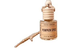 MLTD Candle Co. Pumpkin Spice, Hanging Car Air freshener, Hanging Car Air Fragrance Oil diffuser, Cute Car Air Freshener, Long Lasting Car Air Freshener, Automobile Aromatherapy Diffuser, Made in USA
