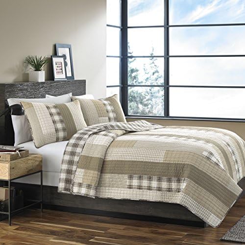 Eddie Bauer Queen Quilt Set, Cotton Reversible Bedding with Matching