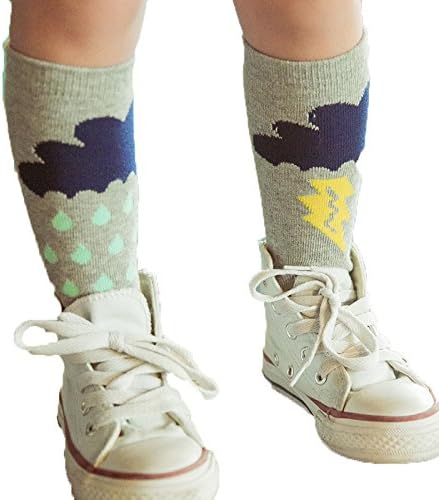 Genou 9 Paire De Chaussettes Hautes Bebe Fille 4 6 Ans Motif Animaux Jt Amigo Vetements Fille