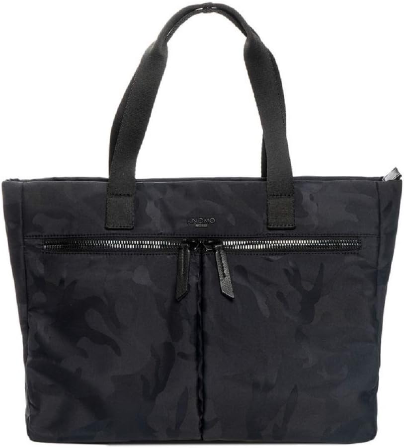 Knomo Cologne Tote 14",Black, Black Camo
