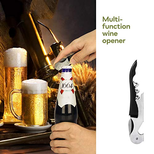 SKYSPER Kit de Utensilios de Cocina Camping de 9 piezas Ollas Sartén de Aluminio Hervidor Tazas Cubiertos Vajilla de Picnic Portátil Cacerolas Juego para Acampada Senderismo Excursión al Aire Llibre