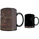 Morphing Mugs Harry Potter – Celestial Hogwarts Houses – Gryffindor – Sorting Hat – 16 oz Large Ceramic Heat Sensitive Clue Mug – Full image revealed when HOT liquid is added MMUGC943