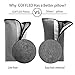 Gray Seat Belt Pillow for Kids 2PC, Seatbelt Pillow for Child Travel, Seat Belt Pillow for Toddler Head Protector, Shoulder Pad for Car Safety Seatbelt, Car Sleeping Seat Belt Pillow Support