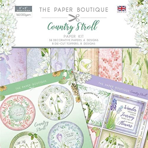The Paper Boutique Country Stroll Paper Kit, 300G