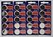 Lot of 100 Sony CR2032 3 Volt Lithium Coin Battery On Tear Strip - Bulk Pack