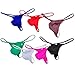 JAXFSTK 7-Pack Men's Spandex Thong Guy Men T-Back G-String Jockstrap Underwear Pouch Body Tanga Pants XL