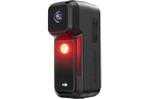 RAVEMEN NT301 Bike Camera with Tail Light, 138° Ultra-Wide 2K | Smart Accident Detection | 130H | Auto On and Off | Brake Sen