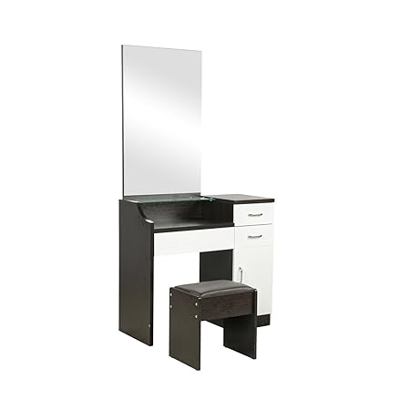 Royaloak Grape Dressing Table and Stool (Brown)