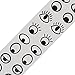 Baotongle 1000 Pairs Cute Colorful Eye Stickers Labels