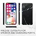 ESR Marble Slim Soft Case for iPhone X, Flexible TPU Marble Pattern Cover for Apple iPhone 5.8 inch (2017 Release only) (Black Sierra)