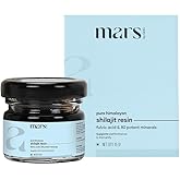 Mars Himalayan Organic Shilajit Resin | Natural Resin Sourced from The Himalayas | Supports Vitality, Energy & Overall Wellness | 15g | Pack of 1