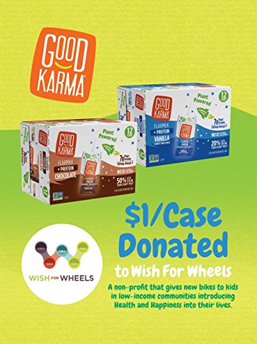 Good Karma Flaxmilk Vanilla 6.75 oz. Lunchbox Cartons (Shelf Stable 12 Pack) Great for Kids' School Lunches This Vanilla Flavored Dairy Free Milk Alternative Is Nut Free and Soy Free and Gluten-Free - Thumbnail 6