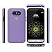 J&D Case Compatible for LG G5 Case, [Slim Guard] [Heavy Duty] [Dual Layer] Hybrid Shock Proof Fully Protective Case for LG G5 - Purple