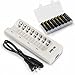 Mr.Batt Smart AAA AA Battery Charger and 8 Pack NiMh AA Rechargeable Batteries, 2600mAh High Capacity