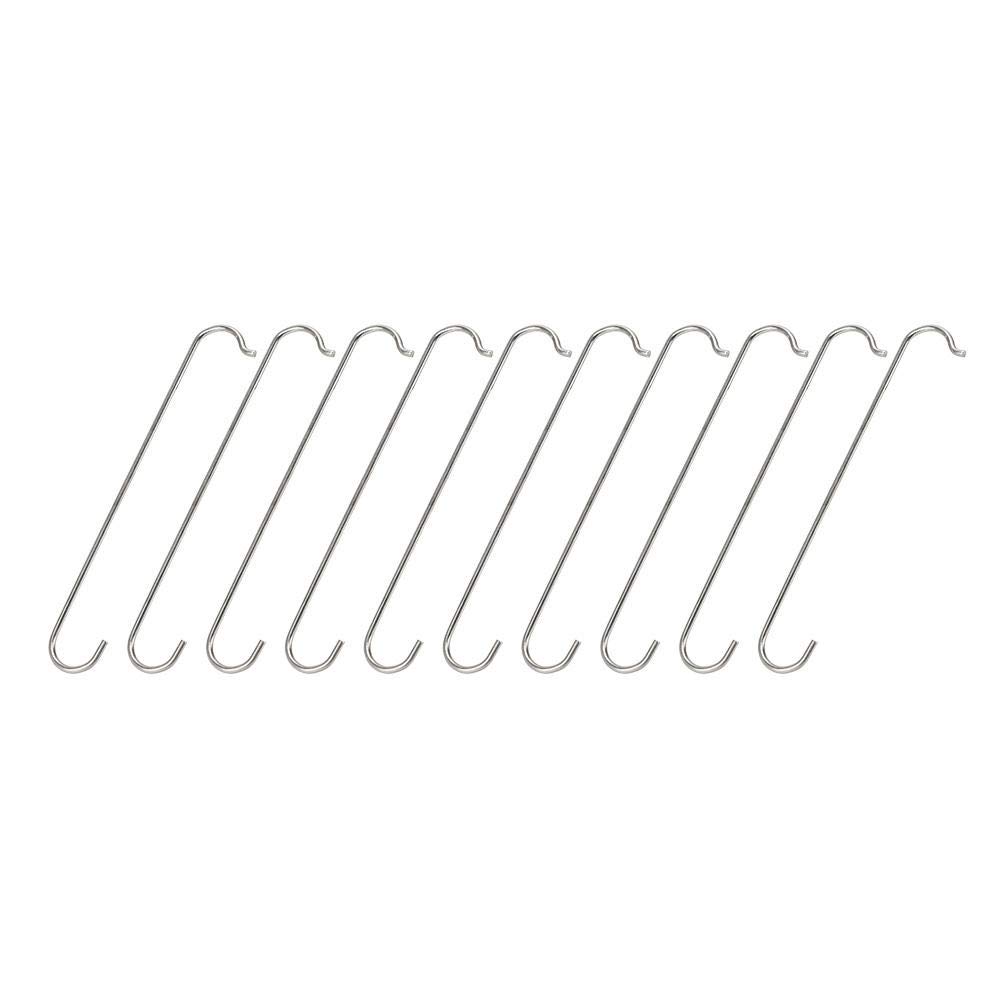 Keenso Chain Hooks, 10 Pieces Stainless Steel Bicycle Chain Rivet Tool Bicycle Chain Breaker Spliter Link Remover Chain Repairing Tool for Chain Repairing Bicycle Repair Hardware Tools