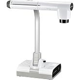 Elmo 1379 Model TT-12W STEM-CAM Visual Presenter, Document Camera with 192x Zoom (12x Optical + 16x Digital), 1/2.3" CMOS Sensor, 3.4 Megapixel, 30 Fps, HDMI in &amp; Out, RGB, USB, Ethernet, Wi-Fi