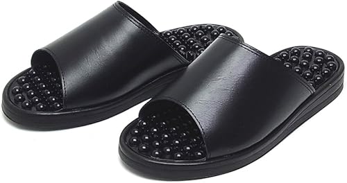 Amazon Co Jp Nissei 本革 メンズサンダル イボイボインソール 健康サンダル 日本製 7161 ブラック シューズ バッグ