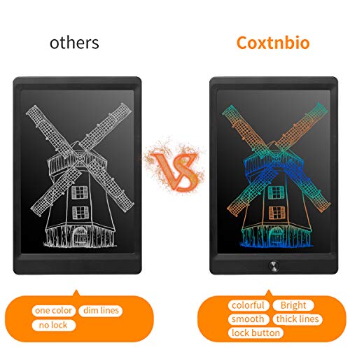 image for Coxtnbio LCD Writing Tablet Colorful Screen Kids Tablet with Lock Elec