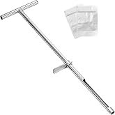 TIRYIUOU Soil Sample Probe, 36 Inch Soil Probe Rod, Ground Probe Rod, My Soil Test Kit, Stainless Steel Soil Sampler Tool for Soil Sampling, Gardening