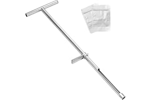 TIRYIUOU Soil Sample Probe, 36 Inch Soil Probe Rod, Ground Probe Rod, My Soil Test Kit, Stainless Steel Soil Sampler Tool for Soil Sampling, Gardening