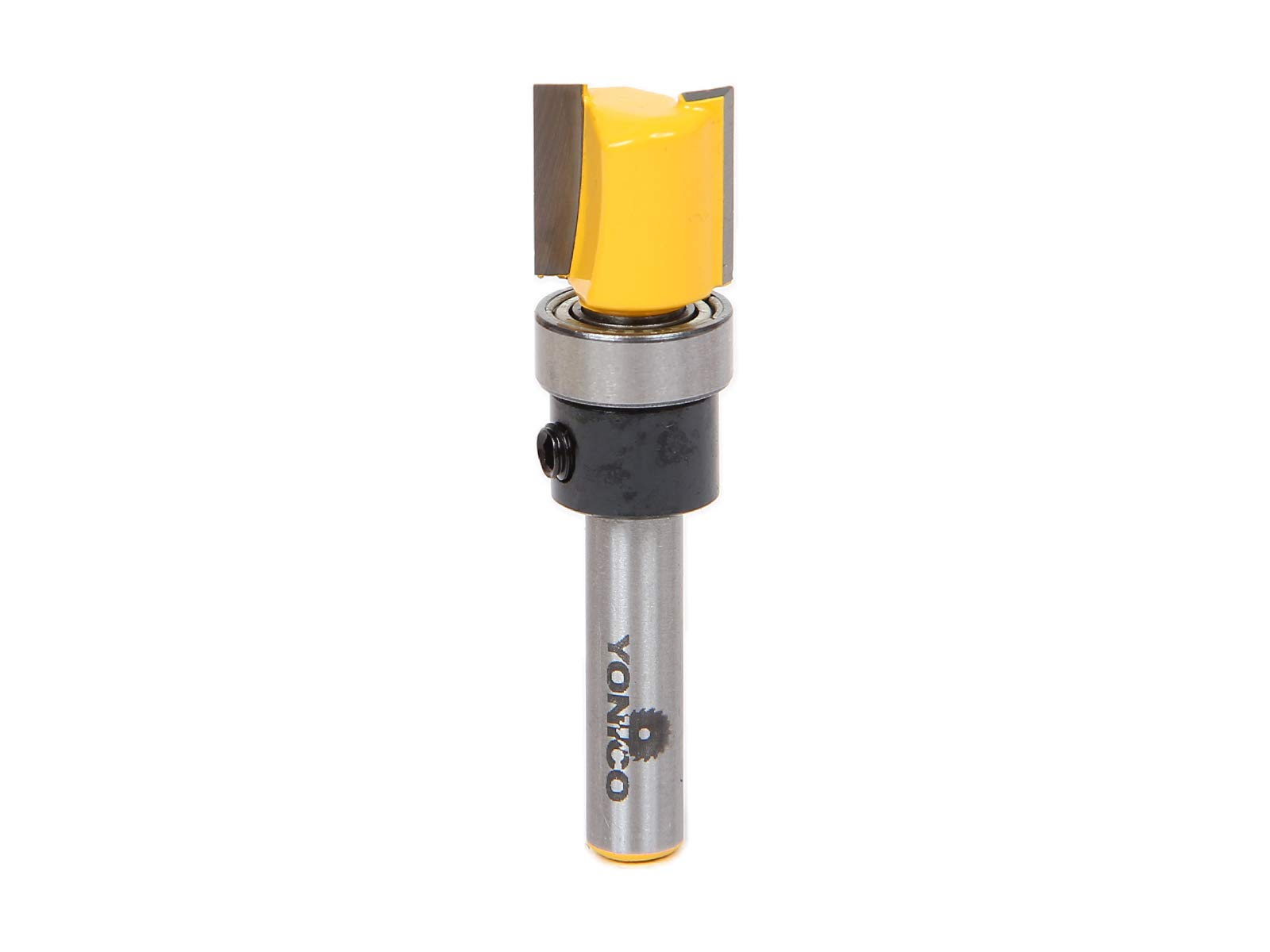 Yonico 14169q 1/2-Inch Hinge Mortise Flush Trim Template Router Bit 1/4-Inch Shank โ image 1