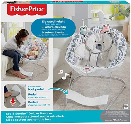 baby bouncer with foot pedal