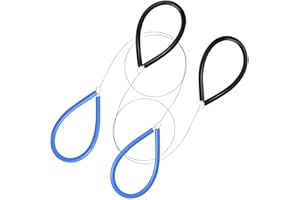 2-Piece Steel Wire Clay Cutting Tools with Comfort Grip Handles for Pottery Crafting