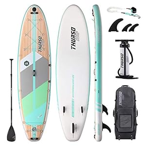 THURSO SURF Tabla Paddle Surf Hinchable Waterwalker 305/320/335 cm de Largo 15 cm de Grosor