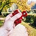 Fidget Spinner Toy with Pouch and Warranty by Fidgeteer (Street Red)
