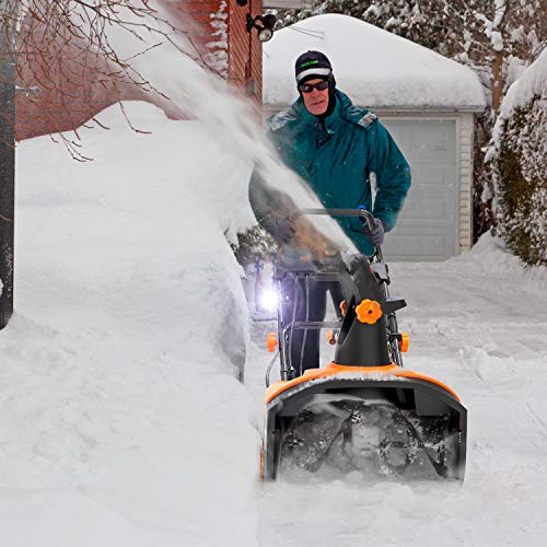 TACKLIFE Electric Snow Blower, 15 Amp 20 INCH, Snow Blower, 180°Chute