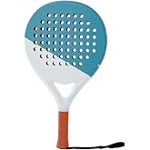 LAPAT Padel Racket with Cover Bag - Carbon Surface with EVA Memory Foam- Paddle Tennis Racquets Lightweight - POP Tennis
