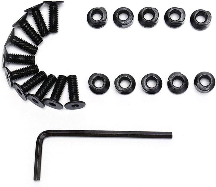 10 Sets Keymod Screw and Nut Replacement Set for Railed Parts (10 x Screws and 10 x Nuts) : Sports & Outdoors