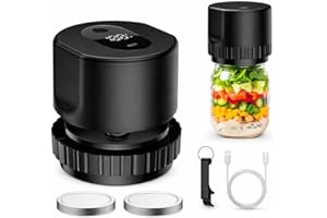 RobotSeal Mason Jar Vacuum Sealer - Electric Jar Sealer for Mason Jars - Efficient Jar Sealer for Masson Jars - Ideal Robo Ca
