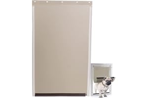 PAC11-11039 Dog Door Replacement Flaps Compatible with PetSafe Freedom Patio Panel Door, Pet Door Replacement Flap for Dog an