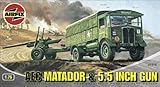 Airfix A01314 1:76 Scale Matador and Gun Military Vehicles Classic Kit Series 1