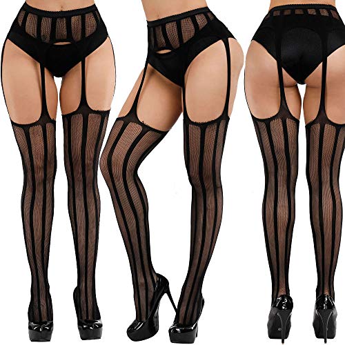 Confezione-da-5-stili-da-donna-sexy-lingerie-maglia-Babydoll-Stretch-pigiameria-collant-calze-regalo-per-fidanzata