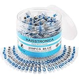 haisstronica 200PCS Solder Seal Wire Connectors ,Waterproof Wire Connectors, Heat Shrink Butt Connectors for Watercraft,Electrical,Electronics 16-14 Blue