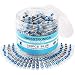 haisstronica 200PCS Solder Seal Wire Connectors ,Waterproof Wire Connectors, Heat Shrink Butt Connectors for Watercraft,Electrical,Electronics 16-14 Blue primary