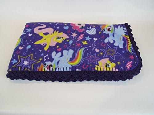 My Little Pony in Purple Fleece Throw/Blanket