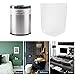 Small Trash Bags 4 Gallon Garbage Bags Waste Basket Bin Liners Bags For Bathroom, Kitchen, Office, Home Bedroom,Car- Clear White (125 Count)