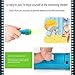 Story Projection Torch , Kids Sleep Stories , Flashlight Luminous Toy , Animal Slide Show , 4 Fairy Tales Movies 32 Slides Great Educational Toy Gift for Toddler , Boys and Girls