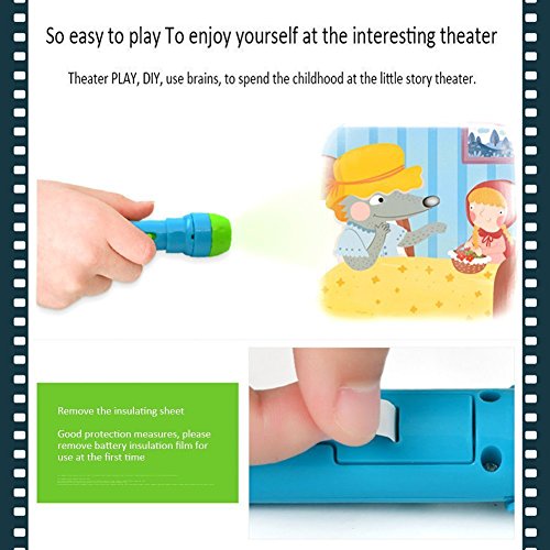 image for ZCGC Story Projection Torch , Kids Sleep Stories , Flashlight Luminous